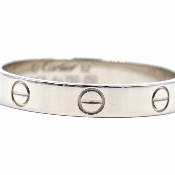 White Gold 18k 750 Size 3.5mm Wide Size 62 10.25 - Picture 5 of 8